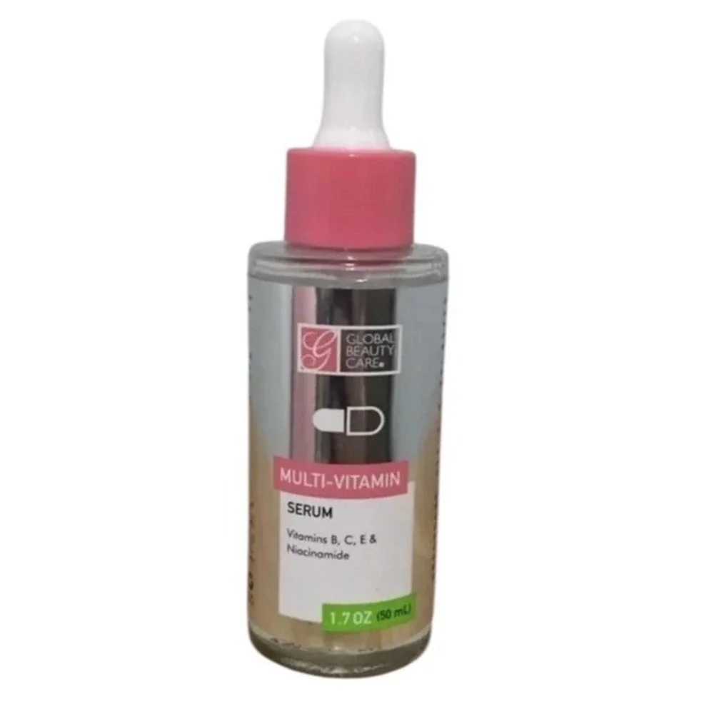 Global Beauty Care Multi-Vitamin Serum Vitamins B C E Niacinamide 1.7oz 50mL